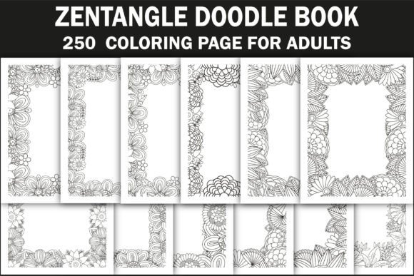 250 Zentangle Borders Bundle: A Crafter's Essential Graphics Collection