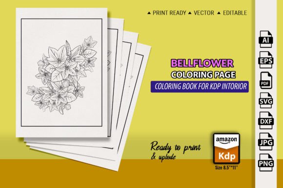 A Bellflower SVG Design for Crafting & Printable Graphics