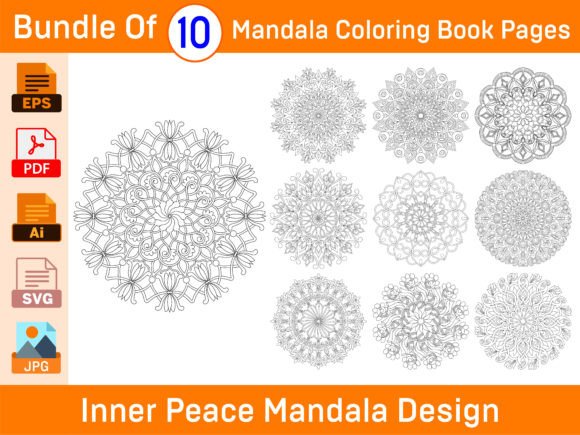 A Calming Mandala Graphic Design Bundle
