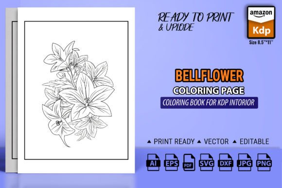 A Designer's Assessment of Bellflower Pencil Drawing Coloring Pages Graphics