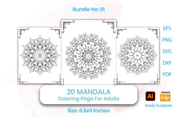 A Practical Review of Mandala Coloring Graphics for Product Creation