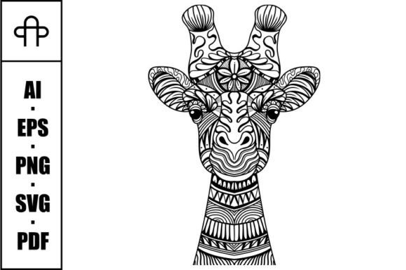 A Practical Review of the Giraffe Head Mandala Zentangle Illustration