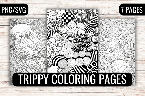 A Practical Review of Trippy Coloring Pages Graphics for Adult Markets