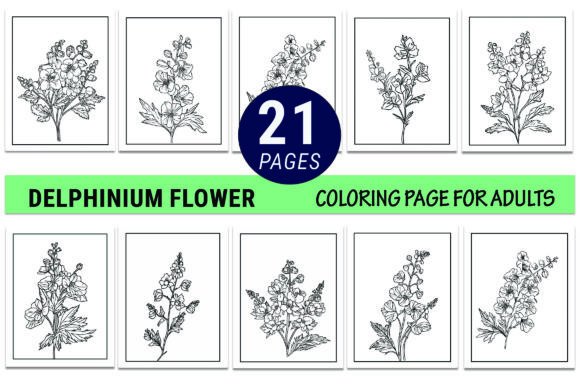 A Review: The Larkspur Delphinium Tattoo Graphic for Website Content