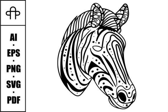A Review: Zebra Mandala Graphics for Branding & Coloring Pages
