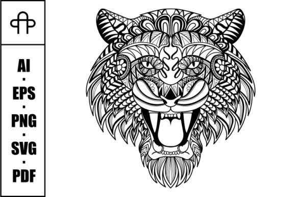 An Angry Tiger Zentangle: A Publisher's Review