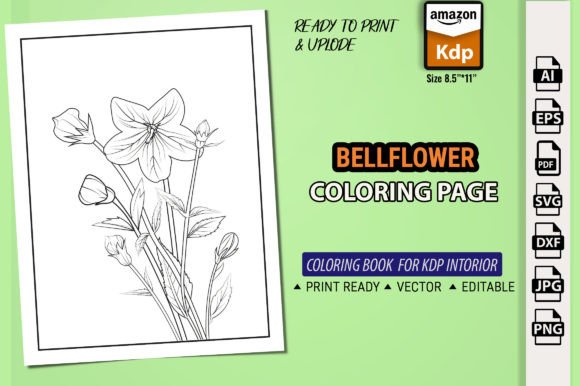 Bellflower Illustration: A Graphics Asset for Professional Content