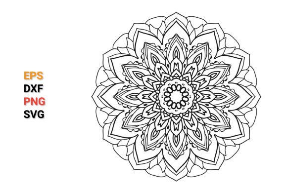 Mandala Graphics for Profitable Coloring Pages and Crafting Designs