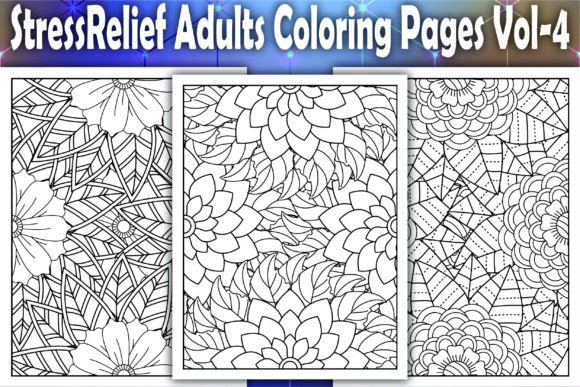 StressRelief Vol-4: A Designer's Review of 110 Printable Flower Graphics