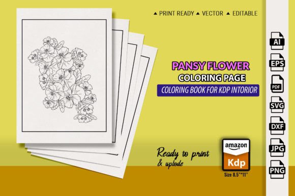 The Simple Pansy: A Tattoo-Style Design for Embroidered Projects